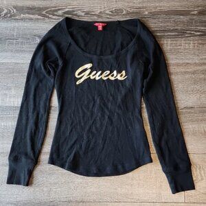 🍁 Guess LOGO waffle knit Top 🍁
